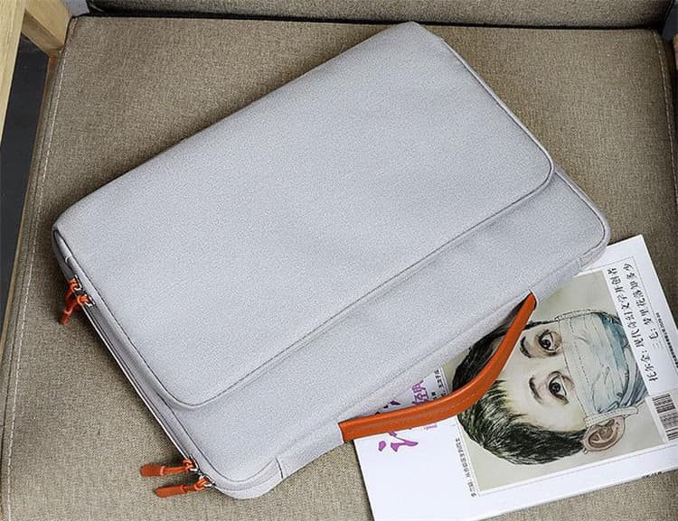 防水パソコンケース 15.6インチ対応 持ち手付き収納バッグ