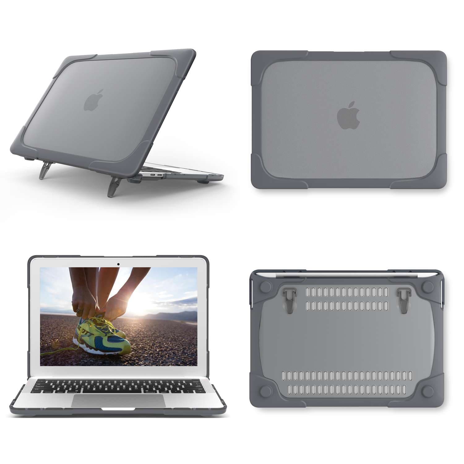 パソコンケース　14インチ 耐衝撃スタンド機能付き強化プロテクトパソコンケース 在宅ワーク ビジネス 持ち運び