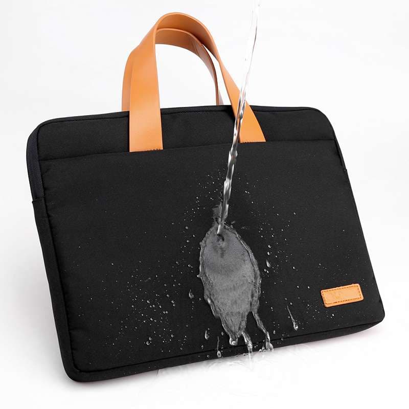 パソコンケース　13インチ～15インチ 3層保護レザーハンドル付きパソコンケース ビジネス 通勤 出張