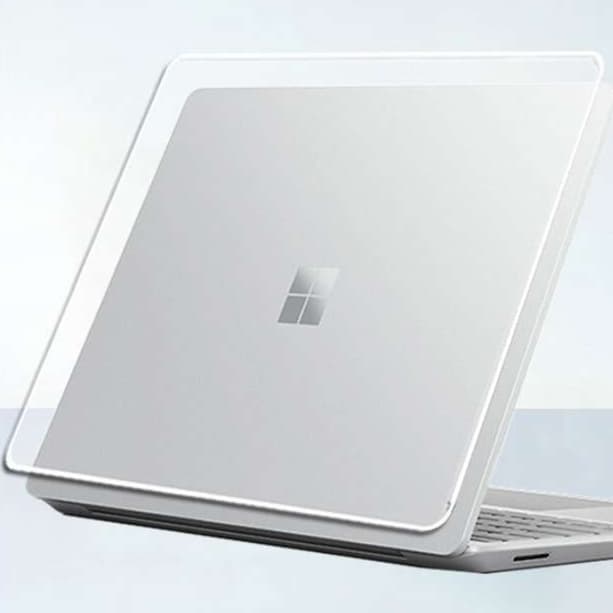 Microsoft Surface Laptop に対応したクリアのパソコンケース☆　上面と背面カバーでがっつり保護します