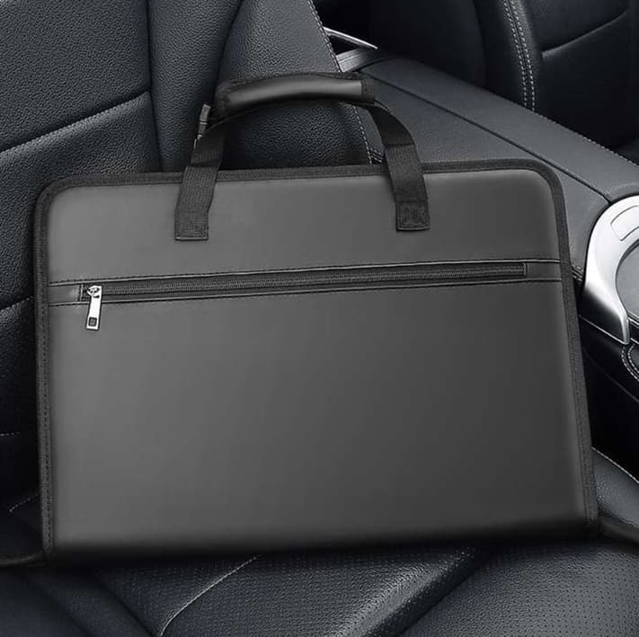 パソコンケース 車内作業に最適な多機能パソコンケース  出張  車中オフィス リモートワーク