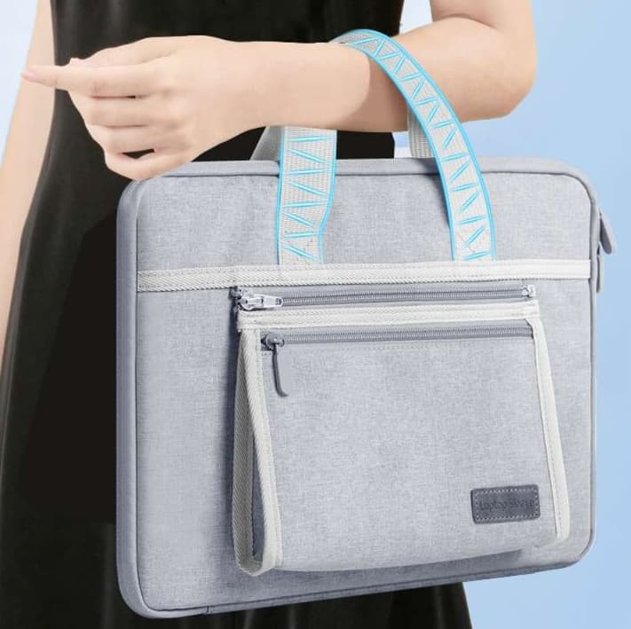 パソコンケース 入れたまま使える2WAY撥水ナイロンパソコンケース 13〜15.6インチ対応 通勤 通学 出張 カフェ作業 リモートワーク