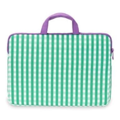 パソコンケース　おしゃれ格子柄パソコンケース