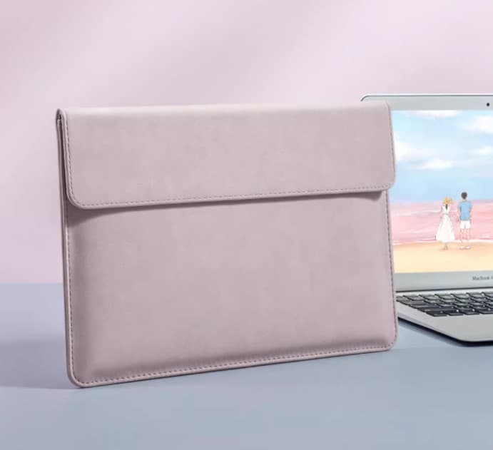 パソコンケース　12インチ～15.6インチ シンプル洗練ポーチ付きパソコンケース ビジネス 通勤 日常使い