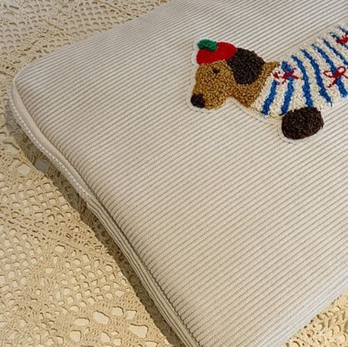 パソコンケース ダックスフンド刺繍入り可愛いパソコンケース