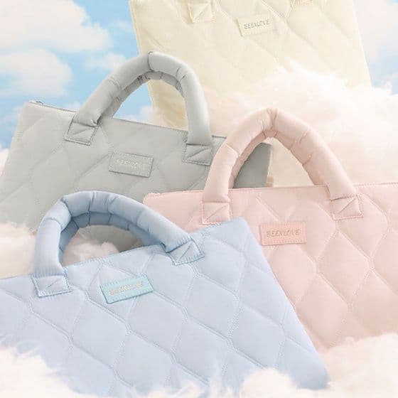 パソコンケース キルティング加工トートバッグ型パソコンケース