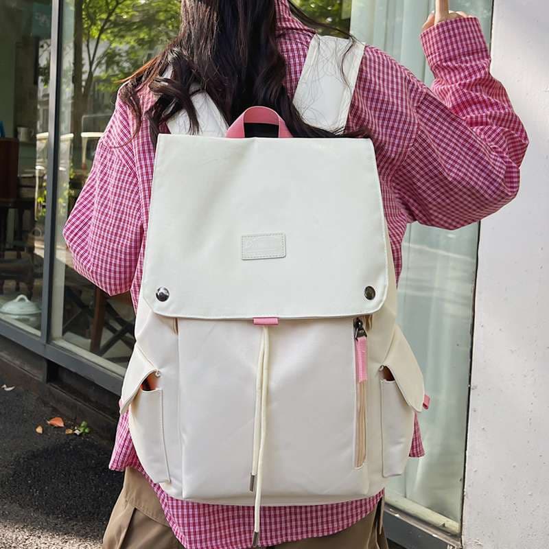 パソコンケース　～16インチ フラップ付き多収納バックパック型パソコンケース 通勤 通学 旅行