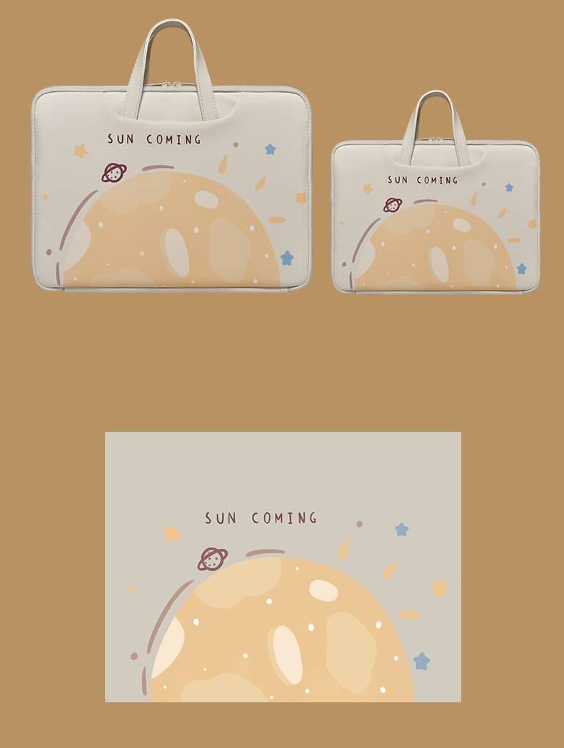 パソコンケース　13インチ～16インチ 宇宙からのメッセージ...?デザインパソコンケース 日常使い カジュアル 持ち運び