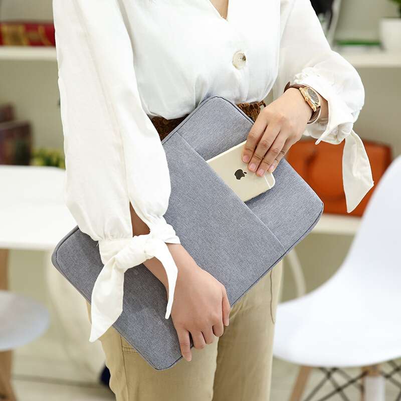 パソコンケース　11.6インチ～15.6インチ サイドポケット付きスリム軽量パソコンケース ビジネス 通勤 カフェ作業