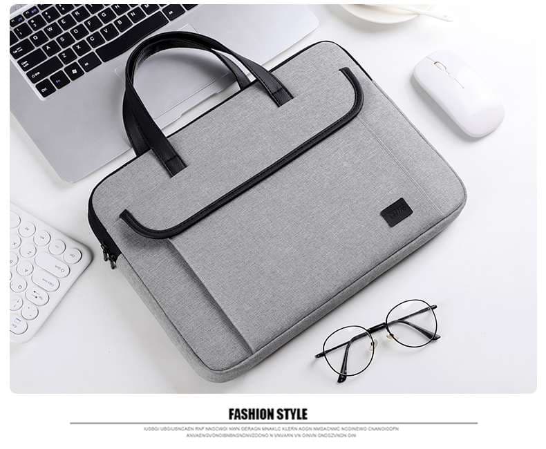 パソコンケース  多機能ポケット付き スリム ノートパソコンバッグ