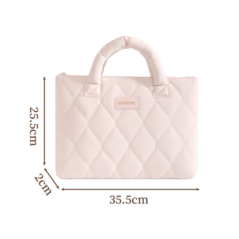 パソコンケース キルティング加工トートバッグ型パソコンケース