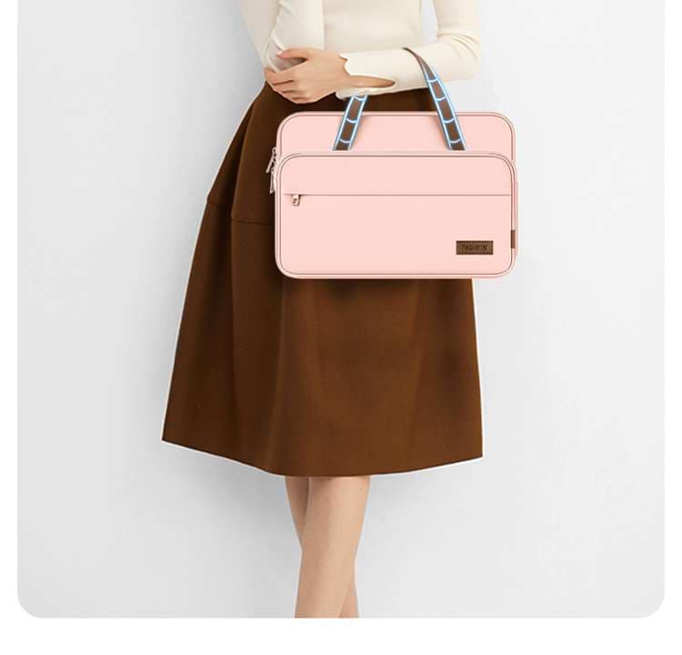 パソコンケース　13インチ～16インチ ダブルジッパー多収納パソコンケース ビジネス 通勤 出張