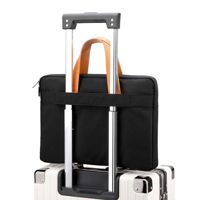 パソコンケース　13インチ～15インチ 3層保護レザーハンドル付きパソコンケース ビジネス 通勤 出張