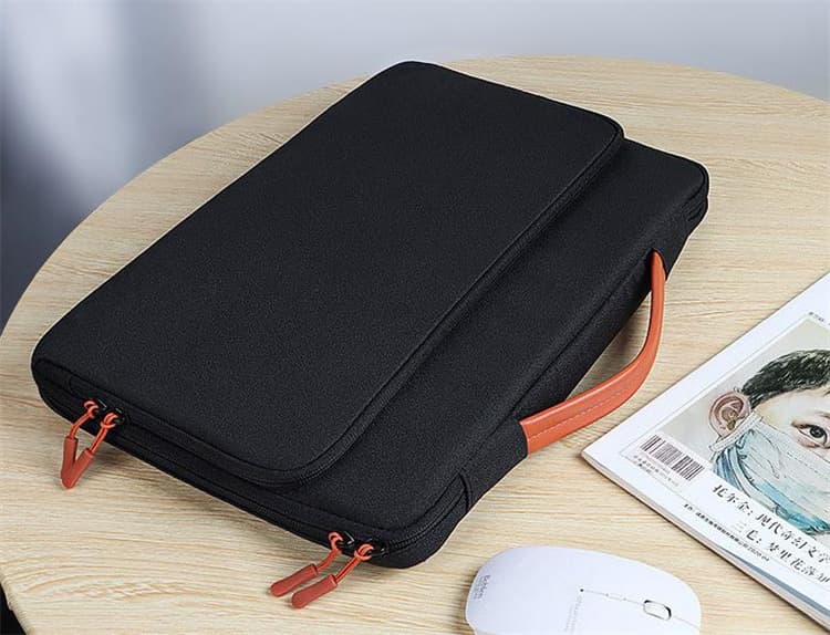 防水パソコンケース 15.6インチ対応 持ち手付き収納バッグ