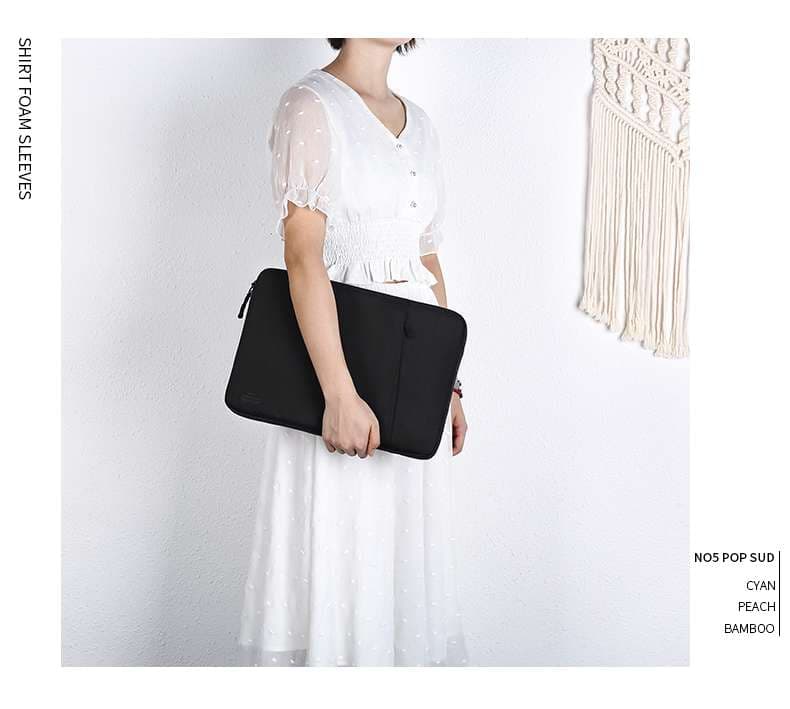 パソコンケース　13.3インチ～16インチ 耐衝撃スリムサイドポケット付きパソコンケース ビジネス 通勤 日常使い