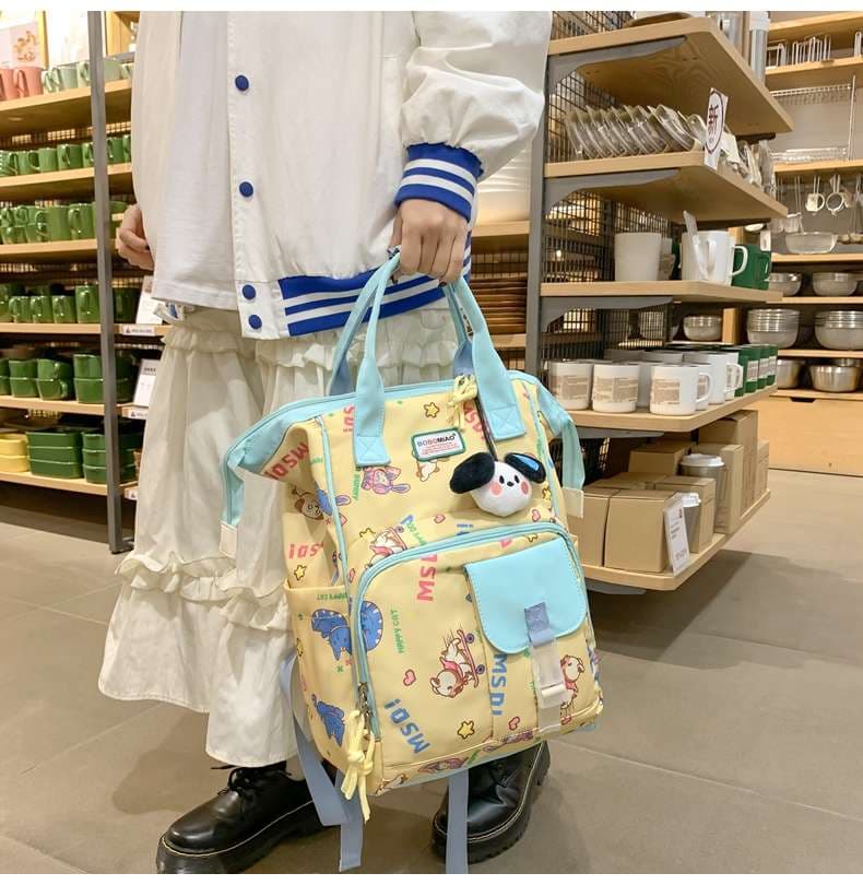 パソコンケース うさぎ柄 学生バッグパック