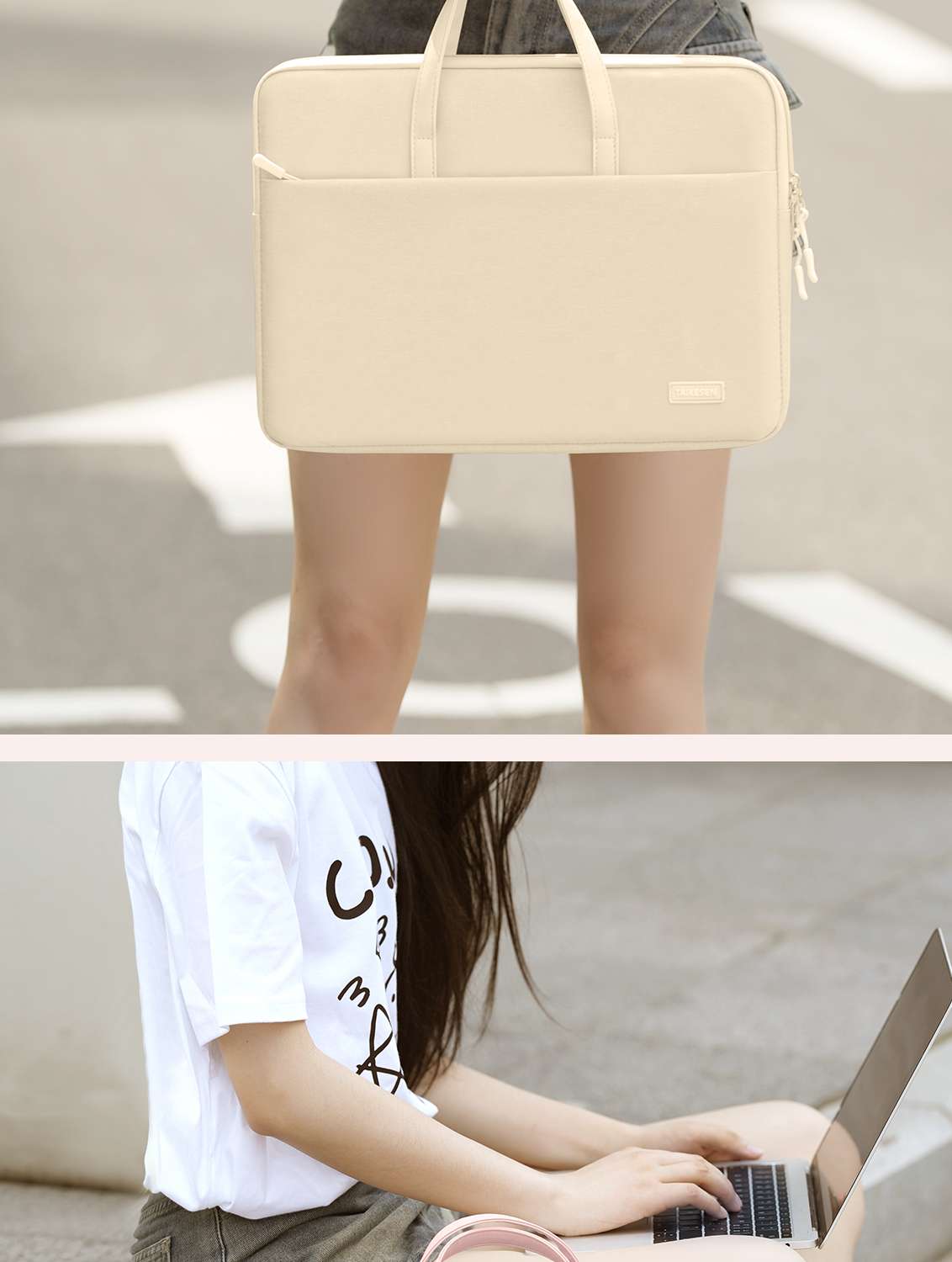 パソコンケース 極薄軽量パソコンバッグ ☆シンプルなデザインでファションの邪魔をしません。幅広いサイズで◎