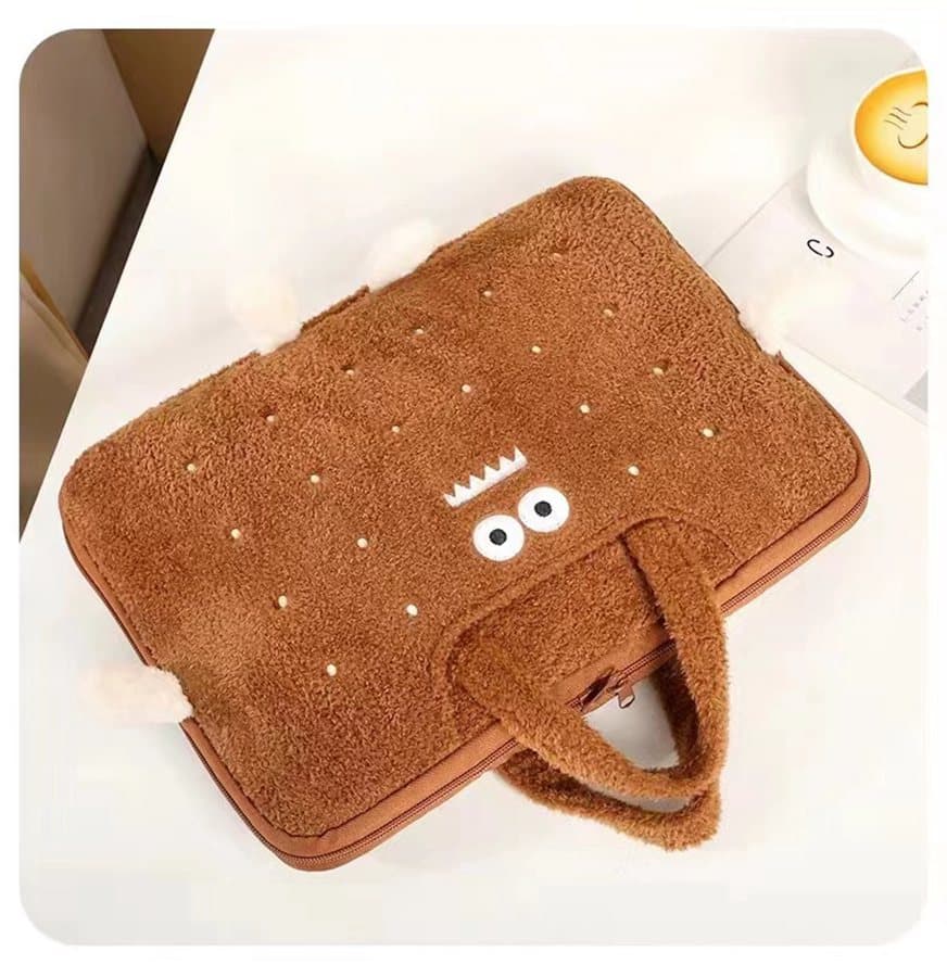 可愛いキャラクター ノートパソコンケース 持ち手付き
