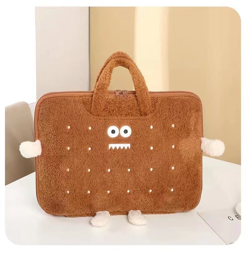 可愛いキャラクター ノートパソコンケース 持ち手付き