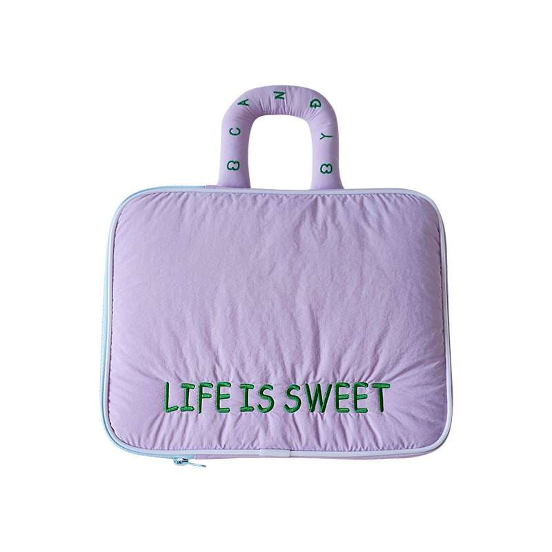 甘い人生 ミニスーツケース型パソコンケース　かわいい☆10代～20代向け☆