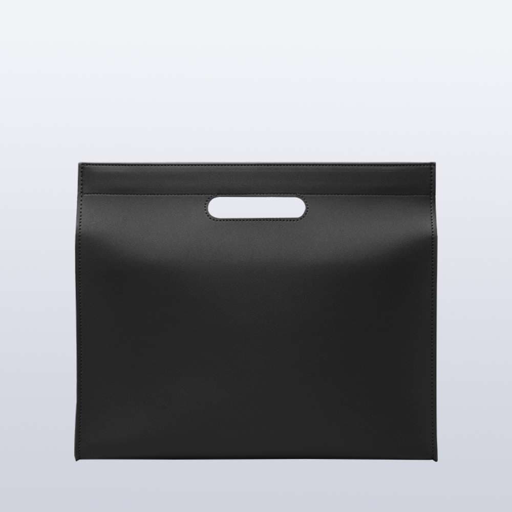 パソコンケース　シンプル設計スリムレザー風パソコンケース