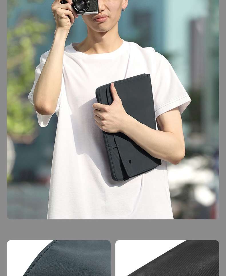 パソコンケース　マルチポケット付き薄型パソコンケース