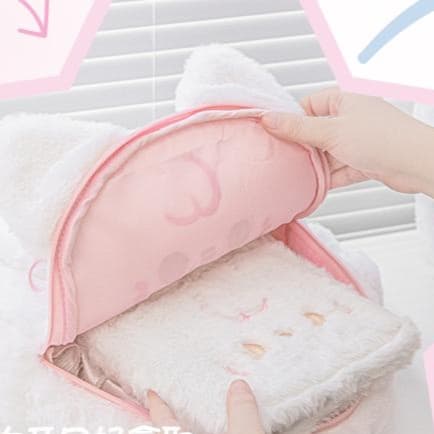 パソコンケース もふもふ小猫パソコンケース