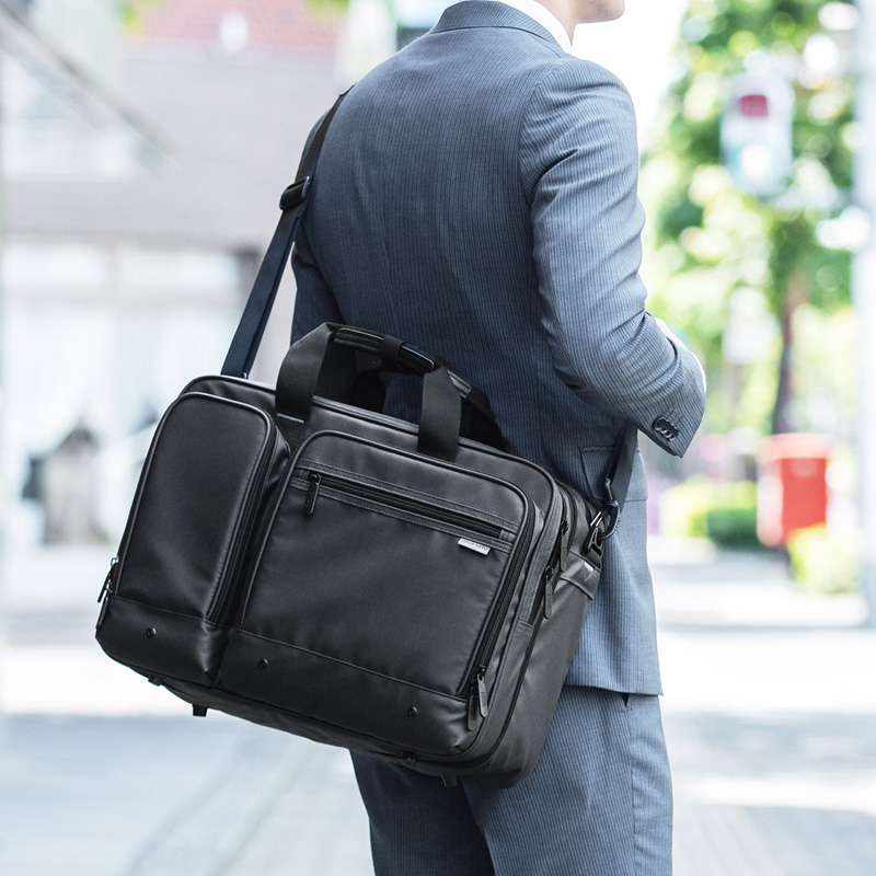 【非表示】パソコンケース ビジネス向け 通勤バッグ